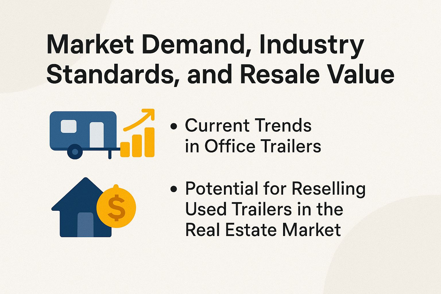 Market Demand, Industry Standards, and Resale Value Market Demand, Industry Standards, and Resale Value